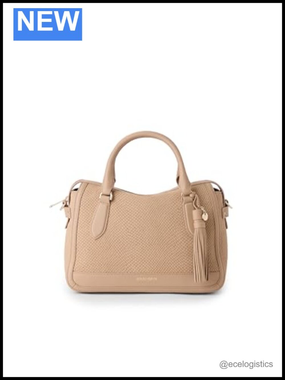 BRAHMIN Micaela Leather Satchel Handbag with Zip Top and Adjustable Strap